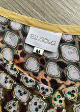 Load image into Gallery viewer, Brand:  Bilgola Circa: 2015 Style: short kaftan Lined: no Preloved: yes Colour: multi Fabric: 100% Poly Georgette Hand wash only Size M (Aus) Length 90cms