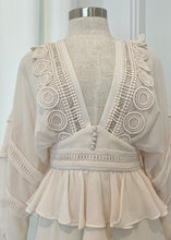 Load image into Gallery viewer, Shona Joy Rafaella Plunge Frill Mini Dress
