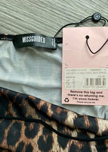 Load image into Gallery viewer, Brand: Missguided Circa: 2019 Style: Slinky Maxi Dress Preloved: never worn - label attached Colour: Leopard Brown Fabric: Polyester/elastane Wash gentle 30degs Size 10 (Aus) EU 38 Length 160 inc straps
