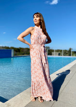 Load image into Gallery viewer, Amanda Floral Maxi dress Blush
