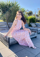 Load image into Gallery viewer, Amanda Floral Maxi dress Blush
