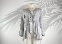 Load image into Gallery viewer, the Fleetwood Jacket, a versatile and ultra feminine jacket made from soft Italian linen 
