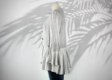 Load image into Gallery viewer, the Fleetwood Jacket, a versatile and ultra feminine jacket made from soft Italian linen 
